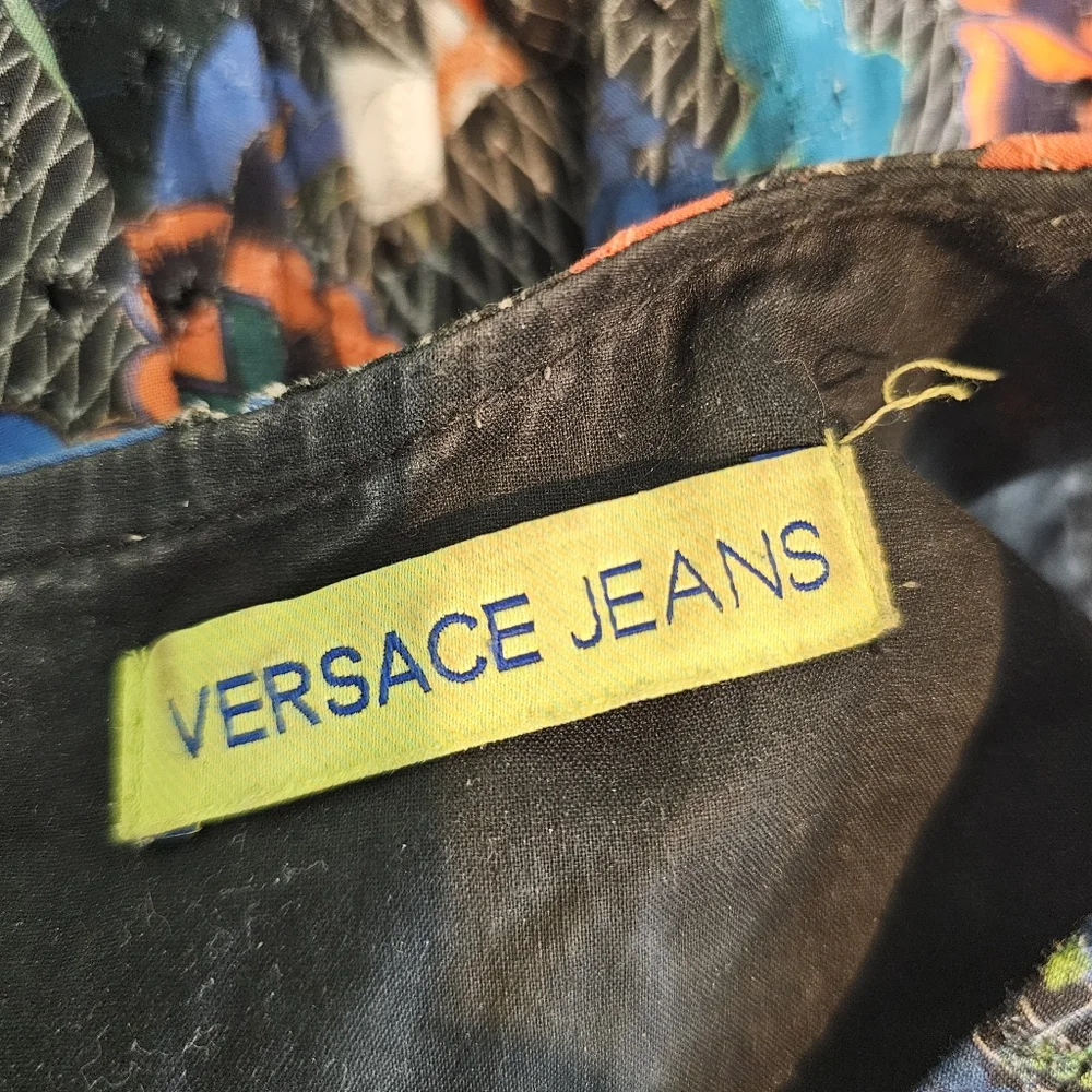 Versace Jeans Floral Eyelet Mini Dress - Picture 7 of 10